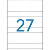 Agipa Adress-Etiketten, 70 x 31 mm, gelb