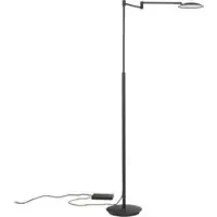 Holtkötter Lector LED-Stehleuchte-Schwarz-mit LED (2700K)