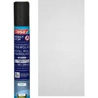 TESA Fliegengitter Ersatzrolle Fiberglas Clearview 2,5 m x 1,2 m, anthrazit