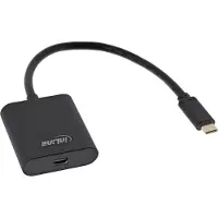 Intos USB Display Konverter, USB-C ST zu Mini DisplayPort 4K/60Hz, schwarz, 0,2 m, USB Typ-C, Mini DisplayPort, Männlich, Weiblich, Gerade