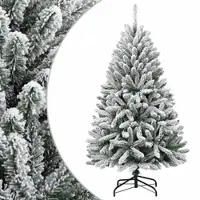 Furnicato Künstlicher Weihnachtsbaum Klappbar Beschneit 120 cm