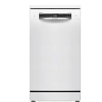 Bosch Serie 4 SPS4HMW49E, Freistehend, Single (45 cm breit), Weiß, Schwarz, Tasten, 1,65 m