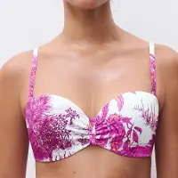 Chantelle Gemoldefer Bikini BH Sauvage | Grösse: 75C | Farbe: Weiß