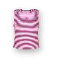 Vingino Comfort Top Basic-Crop Rippstreifen Mädchen Rosa 128