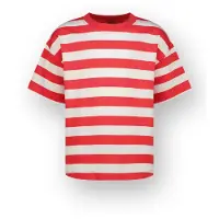 Vingino T-shirt Basic Streifen Tee Mädchen Rot 164