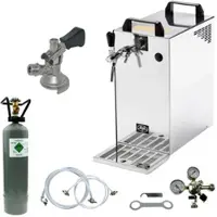 BieTal Bierkühler Bierzapfanlage 60 L/h - 1-leitig - KOMPLETTSET - KEG Kombi - CO2 2Kg