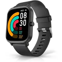 Niceboy Smartwatch mit Herzfrequenzmessung, Schrittzähler und Benachrichtigungen WATCH 5 Lite Schwarz