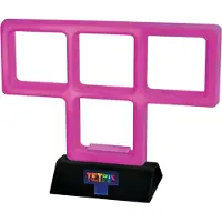 Tetris - Purple Neon Light - Purple - 21cm x 14cm