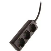 As Schwabe as-Schwabe 3-fach Steckdosenleiste erhöhter Berührungsschutz 1,4m 230V 16A IP20