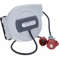 As Schwabe Automatik CEE Kabeltrommel 10m Kabelaufroller Verlängerung H07RN-F 5G1.5 IP44