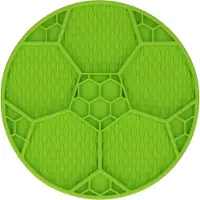 Eat Slow Live Longer Lick Mat Voetbal Groen