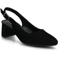 Gabor Damen Sling-Pumps aus echtem Leder mit spitzer Schuhspitze und Fersenriemen