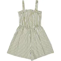 Roxy Overall "Playa Baby", Kinder, Gr. 4(101-108cm), oil grün vert moda stripe, Obermaterial: 100% Viskose., Overalls Overall