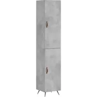 Helloshop26 - Buffet Sideboard Kommode Kleiderschrank Aufbewahrungsmöbel Organizer Küche Wohnzimmer Lounge hoch 34,5 x 34 x 180 cm 02_0034318