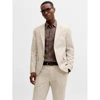 Jack & Jones Sakko "JPRMARTIN SUMMER BLZ LINEN BLEND NO06 SN" Baumwollmischung, slim fit