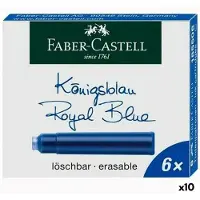 Faber-Castell 185506 Kugelschreibermine Blau 6 Stück(e)