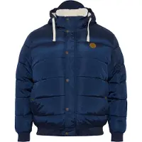 Blend BHFrederico BT Herren Winterjacke Herrenjacke Jacke Big&Tall Blouson mit Kapuze, Rippbündchen und Teddyfutter Regular Fit