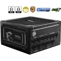 MSI MAG A1000GL PCIE5 II Netzteil 1000 W 24-pin ATX ATX Schwarz
