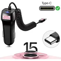 Imex KFZ Auto USB C Ladegerät Netzteil 5V 3.1A Ladekabel für Blackberry KEYone