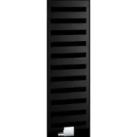 Kermi Design-Heizkörper „Casteo“ 75 × 153,3 cm in Schwarz Soft (RAL 9005, matt)