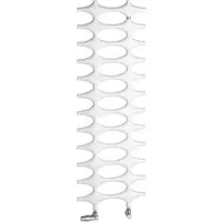 Kermi Ideos Bad- und Wohnheizkörper, Elektro-Zusatzbetrieb, weiß RAL 9016 matt, Höhe: 1901 mm, Länge: 758 mm, Tiefe: 37 mm, links