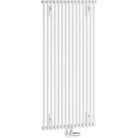 Kermi Design-Heizkörper „Pio“ einlagig 48,4 × 160 cm in Weiß Soft (RAL 9016, matt)