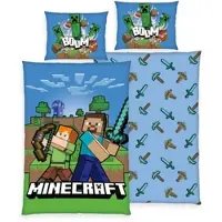 Herding Minecraft Bettwäsche 70x90cm, 140x200cm - mehrfarbig - 70x90/140x200cm