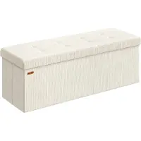 Songmics Sitzbank mit Stauraum und klappbarem Design LSF604W01