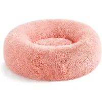 Feandrea Roses Plüsch Hundebett 60cm Durchmesser Waschbar