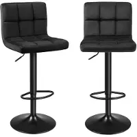 Songmics Barhocker schwarz LJB014B01
