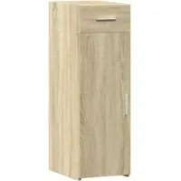 Helloshop26 - Buffet Sideboard Kommode Kleiderschrank Aufbewahrungsmöbel Organizer Küche Wohnzimmer Sonoma-Eiche 30 x 42,5 x 93 cm 02_0031504