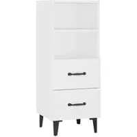 Helloshop26 - Buffet Sideboard Kommode Schrank Aufbewahrungseinheit Organizer für Küche Wohnzimmer Lounge 34,5 x 34 x 90 cm 02_0030274