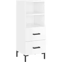 Helloshop26 - Buffet Sideboard Kommode Schrank Aufbewahrungseinheit Organizer für Küche und Wohnzimmer Hochglanzlackierung 34,5 x 02_0030595