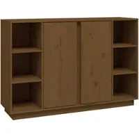 Helloshop26 - Buffet Sideboard Kommode Kleiderschrank Aufbewahrungsmöbel Organizer für Küche Wohnzimmer Lounge 120 x 35 x 80 cm 02_0035737