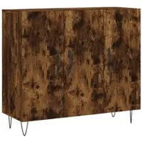 Helloshop26 - Buffet Sideboard Kommode Kleiderschrank Aufbewahrungsm√∂bel Organizer für Küche Wohnzimmer Lounge 90 x 34 x 80 cm 02_0031126