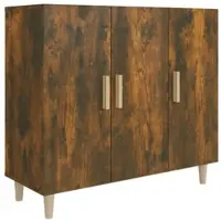 Helloshop26 - Buffet Sideboard Kommode Kleiderschrank Aufbewahrungsmöbel Organizer für Küche Wohnzimmer Lounge 90 x 34 x 80 cm 02_0031123