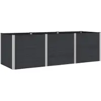 vidaXL Möbel Hochbeet Schwarz 300 x 100 x 91 cmBeete - Beete c7684