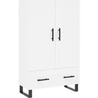 Helloshop26 - Buffet Sideboard Kommode Schrank Aufbewahrungseinheit Organizer Küche Wohnzimmer Lounge hoch 69,5 x 31 x 115 cm 02_0032504