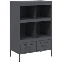 Helloshop26 - Buffet Sideboard Kommode Schrank Aufbewahrungseinheit Organizer Küche Wohnzimmer Lounge hoch 68 x 39 x 101,5 cm 02_0032208