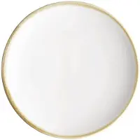 Olympia 6 Kiln Coupeteller Kreideweiß | 17,8cm | Porzellan | Teller