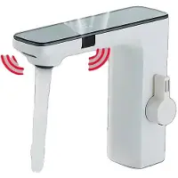 OEM Waschtischarmatur, Touch-Sensor-Steuerung, LED-Temperaturanzeige, Weiß