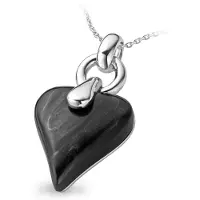 Orphelia Damen 925 Sterling Silberkette mit Anhänger - Silber ZH-4677