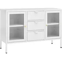Helloshop26 - Buffet Sideboard Kommode Kleiderschrank Aufbewahrungsm√∂bel Organizer für Küche Wohnzimmer Lounge 105 x 35 x 70 cm 02_0030193