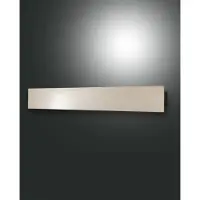 FABAS LUCE Lotus LED-Wandleuchte, 20W, 3000K LED, mattgoldener Aluminiumrahmen, modernes Design, dimmbar, 64,5cm, Schutzklasse 1, IP20,