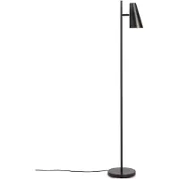 Woud Cono Stehleuchte Black - , Schwarz, für Wohnzimmer, Metall