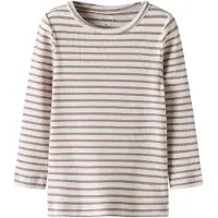 Name it Langarmshirt "NMNBANI LS XSL TOP NOOS" Ringel-Look in toller Rippen-Qualität
