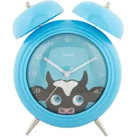 Karlsson - Wecker Peekaboo Cow - Blau - 15.2x6.5x18.2cm