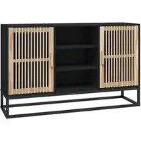 Helloshop26 - Buffet Sideboard Kommode Kleiderschrank Aufbewahrungsmöbel Organizer für Küche Wohnzimmer Lounge 105 x 30 x 65 cm 02_0035832