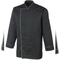 Metro Professional Herrenkochjacke Langarm, Größe XL, schwarz