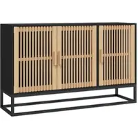 Helloshop26 - Buffet Sideboard Kommode Kleiderschrank Aufbewahrungsmöbel Organizer für Küche Wohnzimmer Lounge 105 x 30 x 65 cm 02_0035833